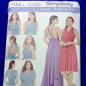 Simplicity Twist-n-Wrap Dress XXS-XXL